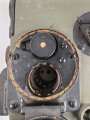 Lichtsprechgerät 80 Wehrmacht. Optischer Sender / Empfänger.  Hersteller blc für Carl Zeiss Jena. Optisch einwandfrei, Originallack, Funktion nicht geprüft. Im passenden Lederbehälter, dieser datiert 1940