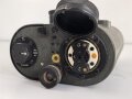 Lichtsprechgerät 80 Wehrmacht. Optischer Sender / Empfänger.  Hersteller blc für Carl Zeiss Jena. Optisch einwandfrei, Originallack, Funktion nicht geprüft. Im passenden Lederbehälter, dieser datiert 1940