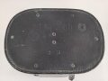 Lichtsprechgerät 80 Wehrmacht. Optischer Sender / Empfänger.  Hersteller blc für Carl Zeiss Jena. Optisch einwandfrei, Originallack, Funktion nicht geprüft. Im passenden Lederbehälter, dieser datiert 1940