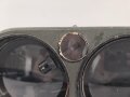 Lichtsprechgerät 80 Wehrmacht. Optischer Sender / Empfänger.  Hersteller blc für Carl Zeiss Jena. Optisch einwandfrei, Originallack, Funktion nicht geprüft. Im passenden Lederbehälter, dieser datiert 1940