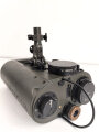 Lichtsprechgerät 80 Wehrmacht. Hersteller  Carl Zeiss Jena 1938. Optisch einwandfrei, Originallack, Funktion nicht geprüft. Im passenden Behälter, diesem fehlt ein Metallbeschlag um den zweiten verschluss zu halten sowie die beiden seitlichen D-Ringe.