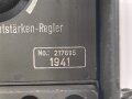 Lichtsprechgerät 80 Wehrmacht. Tornister Ober- und Unterteil in der jeweils 3.Ausführung. Der Verstärker von 1941. Originallack ? Funktion nicht geprüft