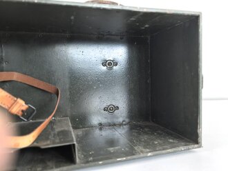 Lichtsprechgerät 80 Wehrmacht. Tornister Oberteil in der 1.Ausführung. Der Verstärker von 1937.