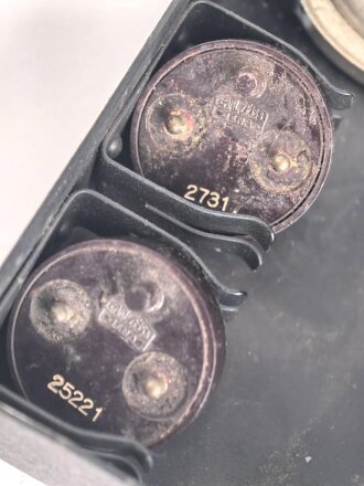 Lichtsprechgerät 80 Wehrmacht. Tornister Oberteil in der 1.Ausführung. Der Verstärker von 1937.