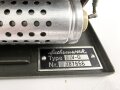 Lichtsprechgerät 80 Wehrmacht. Tornister Oberteil in der 1.Ausführung. Der Verstärker von 1937.