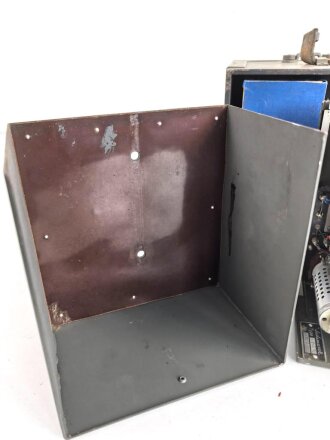 Lichtsprechgerät 80 Wehrmacht. Tornister Oberteil in der 1.Ausführung. Der Verstärker von 1937.