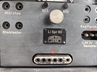 Lichtsprechgerät 80 Wehrmacht. Tornister Oberteil in...