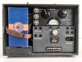 Lichtsprechgerät 80 Wehrmacht. Tornister Oberteil in der 1.Ausführung. Der Verstärker von 1937.