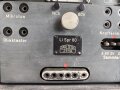 Lichtsprechgerät 80 Wehrmacht. Tornister Oberteil in der 1.Ausführung. Der Verstärker von 1937.