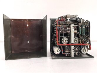Lichtsprechgerät 80 Wehrmacht. Verstärker von 1938. Originallack, ungereinigtes Stück, Funktion nicht geprüft
