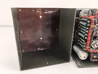 Lichtsprechgerät 80 Wehrmacht. Verstärker von 1938. Originallack, ungereinigtes Stück, Funktion nicht geprüft