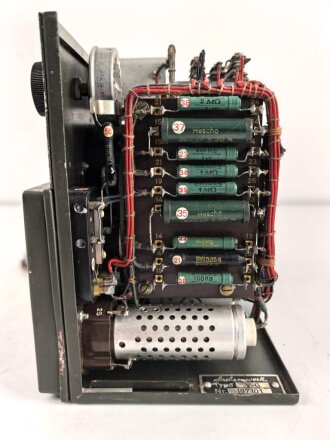 Lichtsprechgerät 80 Wehrmacht. Verstärker von 1938. Originallack, ungereinigtes Stück, Funktion nicht geprüft