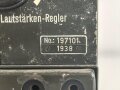 Lichtsprechgerät 80 Wehrmacht. Verstärker von 1938. Originallack, ungereinigtes Stück, Funktion nicht geprüft