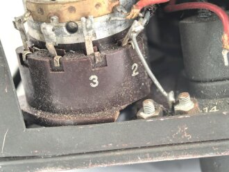 Lichtsprechgerät 80 Wehrmacht. Verstärker von 1938. Originallack, unvollständig
