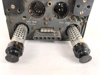 Lichtsprechgerät 80 Wehrmacht. Verstärker von 1938. Originallack, unvollständig