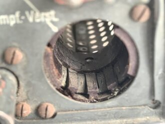Lichtsprechgerät 80 Wehrmacht. Verstärker von 1938. Originallack, unvollständig