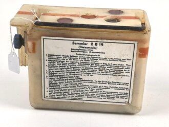 Sammler 2 B 19 ( Bleisammler ) Wehrmacht. Datiert 1943,...