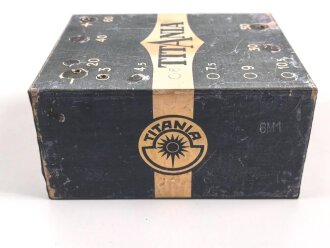 Lichtsprechgerät 80 Wehrmacht, Anodenbatterie 60 Volt als neuzeitliche Sammleranfertigung. Gehört in  den Batterietornister 3. Ausführung