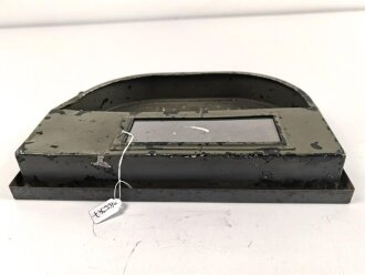 Lichtsprechgerät 80 Wehrmacht. Gehäusedeckel zum Tornister Unterteil in der  1. und 2. Ausführung. Überlackiertes Stück