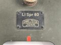 Lichtsprechgerät 80 Wehrmacht. Abdeckhaube für Verstärker . Originallack, ungereinigtes Stück