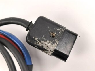 Lichtsprechgerät 80 Wehrmacht. Sammlerkabel, das Kabel und die Anschlüsse neuzeitlich