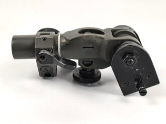Lichtsprechgerät 80 Wehrmacht. "Gestellaufsatzstück " für ganz frühe Geräte um die Optik mit dem Gedstell zu Verbinden. Ab etwa 1937 nicht mehr produziert, das die Optiken von Hause aus mit einer Aufnahme versehen waren.