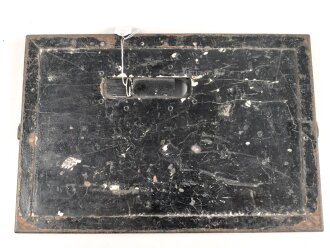 Lichtsprechgerät 80 Wehrmacht. Gehäusedeckel zum Tornister Unterteil letztes Modell ? Aussen überlackiert