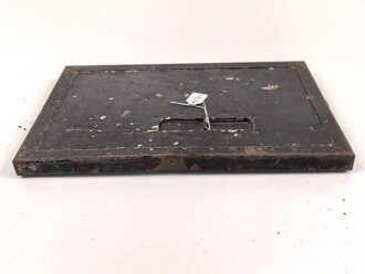 Lichtsprechgerät 80 Wehrmacht. Gehäusedeckel zum Tornister Unterteil letztes Modell ? Aussen überlackiert