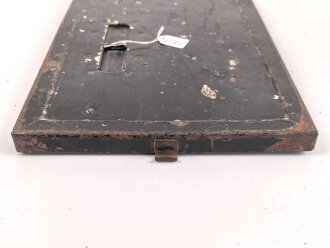 Lichtsprechgerät 80 Wehrmacht. Gehäusedeckel zum Tornister Unterteil letztes Modell ? Aussen überlackiert