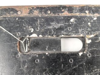 Lichtsprechgerät 80 Wehrmacht. Gehäusedeckel zum Tornister Unterteil letztes Modell ? Aussen überlackiert