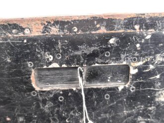 Lichtsprechgerät 80 Wehrmacht. Gehäusedeckel zum Tornister Unterteil letztes Modell ? Aussen überlackiert