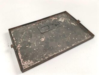 Lichtsprechgerät 80 Wehrmacht. Gehäusedeckel zum Tornister Unterteil letztes Modell ? Aussen überlackiert