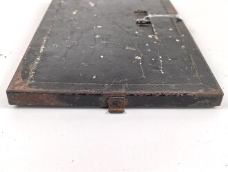 Lichtsprechgerät 80 Wehrmacht. Gehäusedeckel zum Tornister Unterteil letztes Modell ? Aussen überlackiert