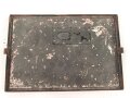 Lichtsprechgerät 80 Wehrmacht. Gehäusedeckel zum Tornister Unterteil letztes Modell ? Aussen überlackiert