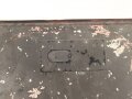 Lichtsprechgerät 80 Wehrmacht. Gehäusedeckel zum Tornister Unterteil letztes Modell ? Aussen überlackiert