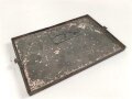 Lichtsprechgerät 80 Wehrmacht. Gehäusedeckel zum Tornister Unterteil letztes Modell ? Aussen überlackiert