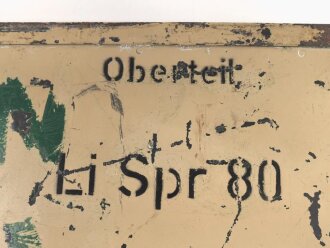 Lichtsprechgerät 80 Wehrmacht. Gehäusedeckel...