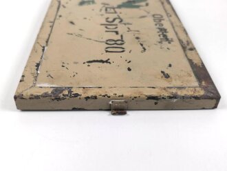 Lichtsprechgerät 80 Wehrmacht. Gehäusedeckel zum Tornister  Oberteil . Originallack