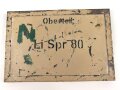 Lichtsprechgerät 80 Wehrmacht. Gehäusedeckel zum Tornister  Oberteil . Originallack