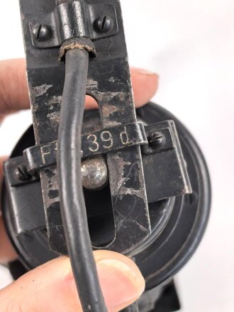 Festungsfernhörer 39 d Wehrmacht, datiert 1940. Guter Zustand