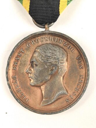 Sachsen-Weimar, Allgemeines Ehrenzeichen 1914 in bronze,...