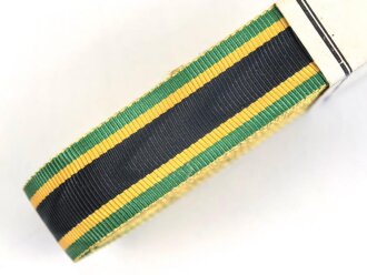 Sachsen-Weimar, Bündel Band für eine Bandspange für Allgemeines Ehrenzeichen 1914. Breite 15mm, laut Banderole 10 Meter Länge