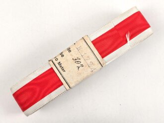 Ordensband für die Medaille Deutsche Volkspflege . Breite 30mm, sie erhalten je 15cm von der Rolle abgeschnitten