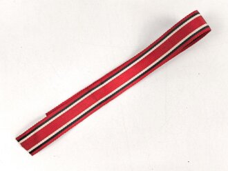 Preussen, Band für eine Bandspange zur Rot Kreuz Medaille 3.Klasse. Breite 15mm, Länge 27cm