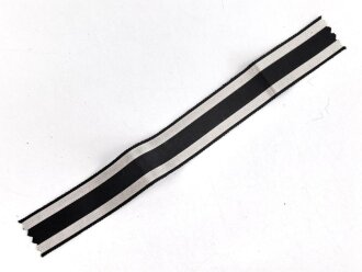 Preussen, Band für die Breite Bandspange für Eisernes Kreuz 2. Klasse 1914. Breite 25mm, Länge 22,5cm