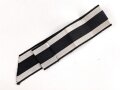 Preussen, Band für die Breite Bandspange für Eisernes Kreuz 2. Klasse 1914. Breite 25mm, Länge 21cm