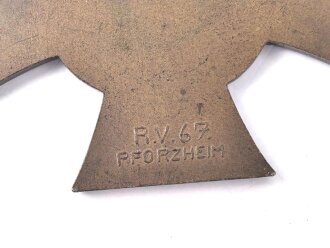 Ehrenkreuz für Kriegsteilnehmer , Hersteller "RV 67 Pforzheim"