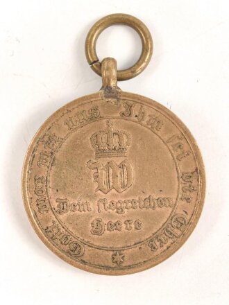 Preussen Kriegsdenkmünze 1870-1871 für...
