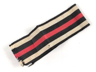 Preussen Kriegsdenkmünze 1870-1871 für Kämpfer, Band beiliegend