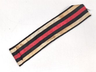 Preussen Kriegsdenkmünze 1870-1871 für Kämpfer, Band beiliegend
